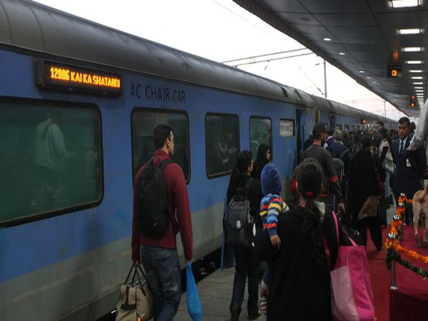 A view of Kalka Shatabdi train. Express photo