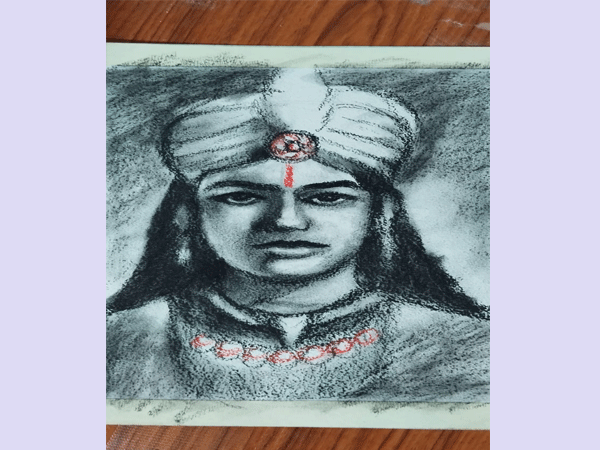 How to draw King Ashoka face II easy step by step  YouTube